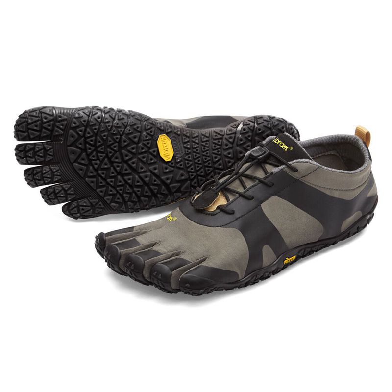 Vibram FiveFingers V-Alpha Férfi Futócipő - Szürke/Fekete HTBX192